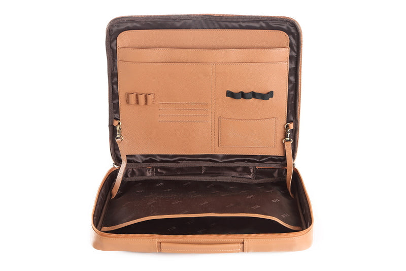 Astor Leather Laptop Sleeve - TLB - The Leather Boutique