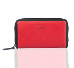 Duality Zip Around Wallet - TLB - The Leather Boutique