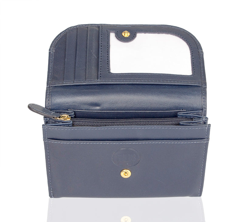 Lil Flap Leather Wallet - TLB - The Leather Boutique