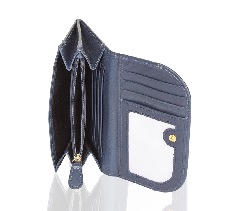 Lil Flap Leather Wallet - TLB - The Leather Boutique