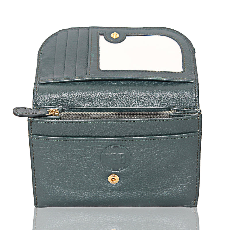 Lil Flap Leather Wallet - TLB - The Leather Boutique