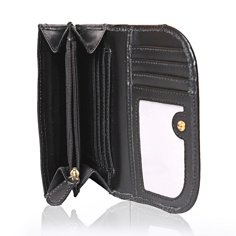 Lil Flap Leather Wallet - TLB - The Leather Boutique