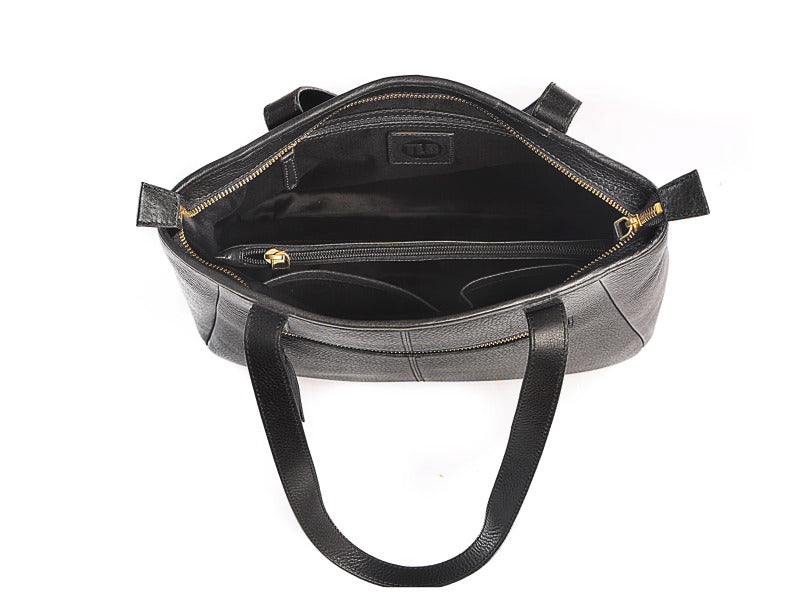Butter Leather Tasseled Tote - TLB - The Leather Boutique