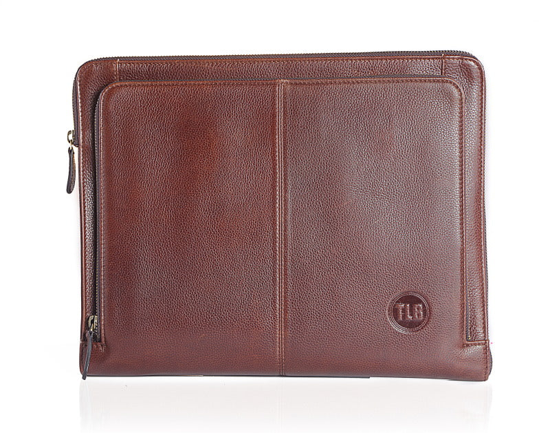 Wallstreeter Leather Laptop Sleeve - TLB - The Leather Boutique