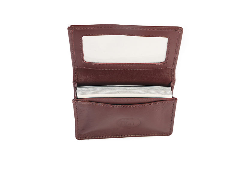 Leather Card Holder Wallet: Buy Business Card Case @ TLB – TLB - The  Leather Boutique