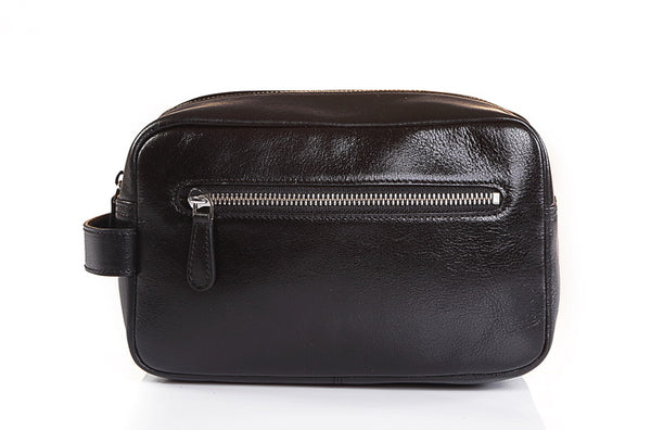 Leather Wash Bag - TLB - The Leather Boutique