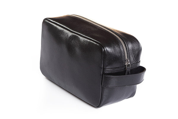 Leather Wash Bag - TLB - The Leather Boutique