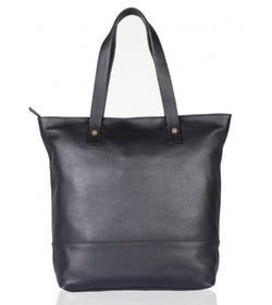 Black Nappa Leather Pocket Bag