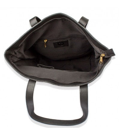 Small Zip Tote - Black/Flamma