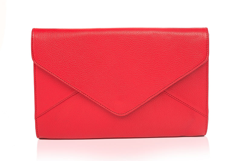 Dahlia Leather Clutch - TLB - The Leather Boutique