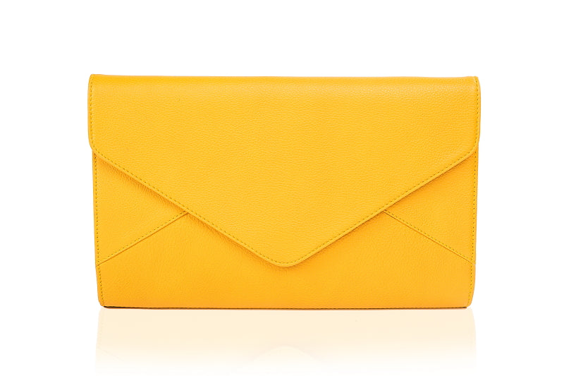 Dahlia Leather Clutch - TLB - The Leather Boutique