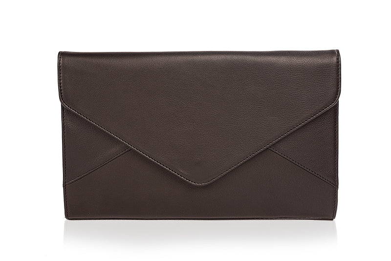 Dahlia Leather Clutch - TLB - The Leather Boutique