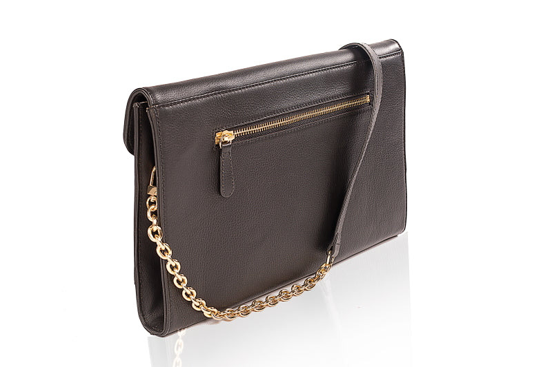 Dahlia Leather Clutch - TLB - The Leather Boutique