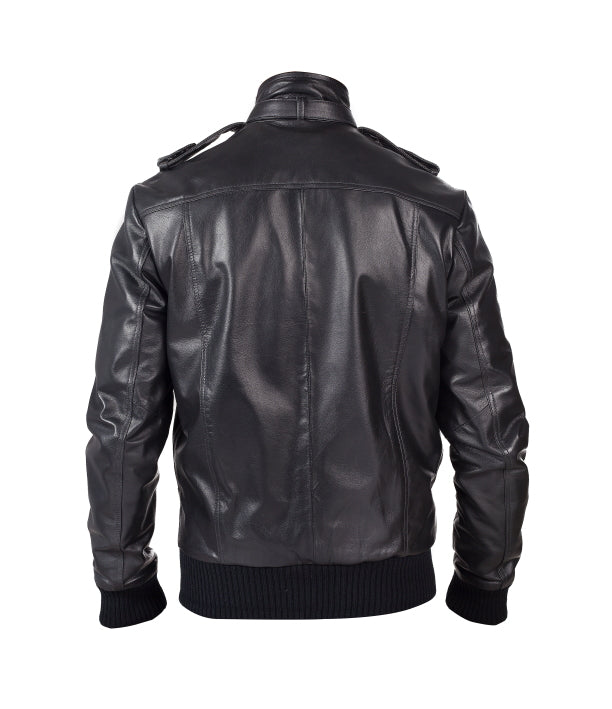 Mens Nappa Leather Jacket (Paul) - TLB - The Leather Boutique