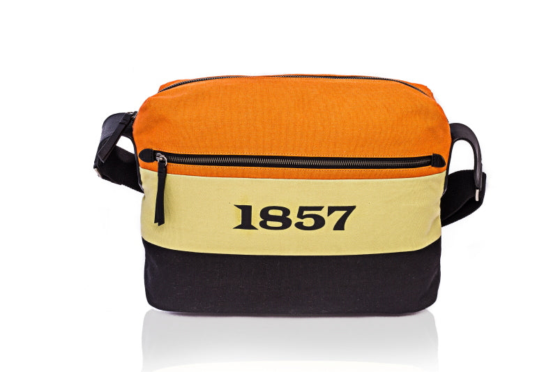 Canvas & Leather Messenger Bag by 1857 - TLB - The Leather Boutique