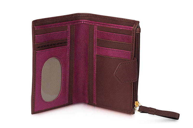 Twisty Lock Wallet - TLB - The Leather Boutique