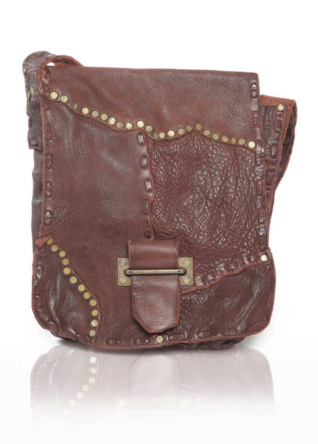 Steampunk Leather Satchel - TLB - The Leather Boutique