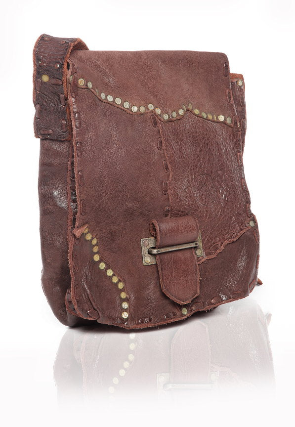 Steampunk Leather Satchel - TLB - The Leather Boutique