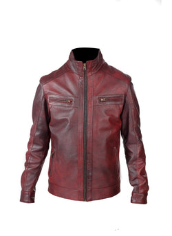 Leather sales jacket xxl